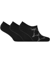 Armani - Emporio 3 Pack Low Cut Socks - Lyst