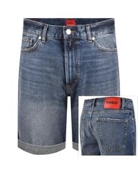 HUGO - 838 Denim Shorts - Lyst