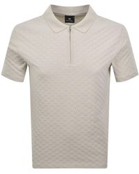 Paul Smith - Zebra Zip Polo T Shirt - Lyst