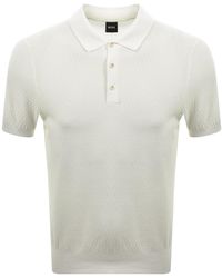 BOSS BUSINESS - Boss Lurazio Knit Polo - Lyst