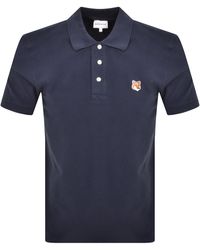 Maison Kitsuné - Fox Head Polo T Shirt - Lyst