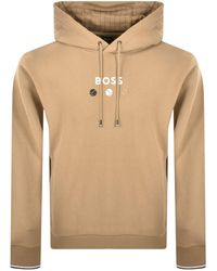 BOSS - Boss Open Hoodie - Lyst