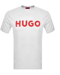 HUGO Dicago Sweatshirt in Red for Men | Lyst