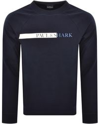 Paul & Shark - Paul And Shark Logo Sweatshirt - Lyst