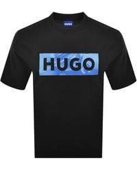 HUGO - Nalien Logo T Shirt - Lyst