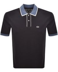 ARMANI EXCHANGE - Polo T Shirt Deep - Lyst