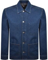 Lacoste - Denim Overshirt - Lyst