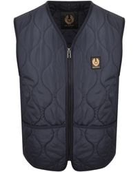 Belstaff - Base Gilet Dark Ink - Lyst