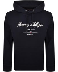 Tommy Hilfiger - Script Logo Hoodie - Lyst