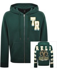 TRUE RELIGION - Buddha Face Zip Hoodie - Lyst
