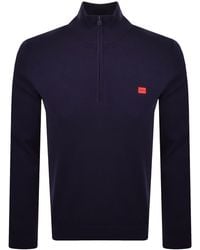 HUGO - San Quintus C Knit Jumper - Lyst