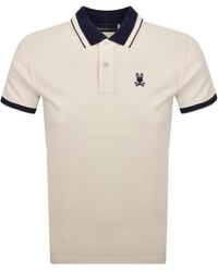 Psycho Bunny - Textured Collar Polo T Shirt - Lyst