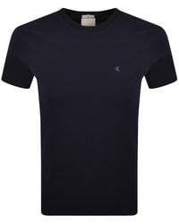 Calvin Klein - Slim Fit Crew Neck T Shirt - Lyst