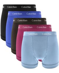 Calvin Klein - Underwear Multi Colour 5 Pack Trunks - Lyst