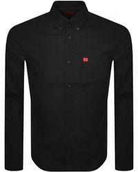 HUGO - Long Sleeved Evito Shirt - Lyst
