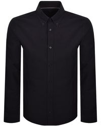 BOSS BUSINESS - Boss H Roan Slim Fit Shirt Dark - Lyst