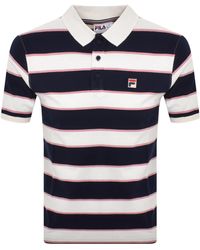 Fila - Edmond Stripe Polo T Shirt - Lyst