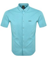 BOSS - Boss Motion S Short Sleeved Shirt - Lyst