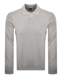 BOSS - Boss Asac Polo Knit Jumper - Lyst