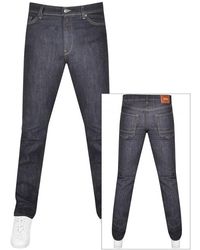 BOSS Orange By Hugo Boss 72 Skinny Fit Jeans Washed Black for Men | Lyst UK