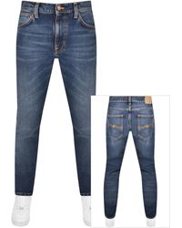 Nudie Jeans - Jeans Lean Dean Mid Wash Slim Jeans - Lyst