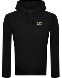 EA7 - Emporio Armani Full Zip Hoodie - Lyst