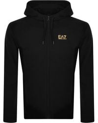 EA7 - Emporio Armani Full Zip Hoodie - Lyst