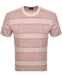 Paul Smith - Stripe T Shirt - Lyst