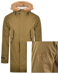 Pretty Green Oracle Military Parka Jacket - Green