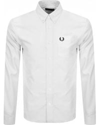 Fred Perry - Long Sleeved Oxford Shirt - Lyst