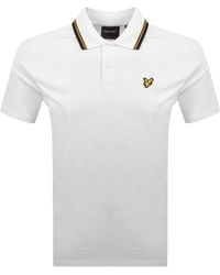 Lyle & Scott - Tipped Track Polo T Shirt - Lyst