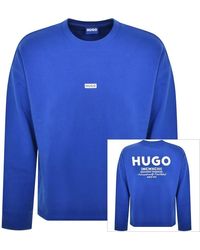 HUGO - Hugo Naviu Sweatshirt - Lyst