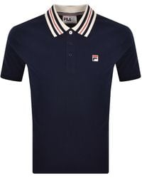 Fila - Fila Achille Heritage Tape Polo T Shirt - Lyst