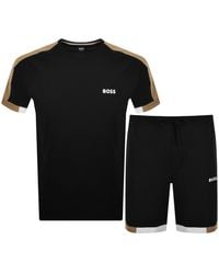 BOSS BUSINESS - Boss Balance T Shirt And Short Set - Lyst