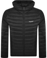 ARMANI EXCHANGE - Hooded Down Jacket - Lyst
