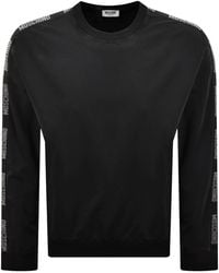 Moschino - Active Logo Tape Sweatshirt - Lyst