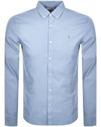 Farah - Farah Brewer Slim Fit Shirt - Lyst