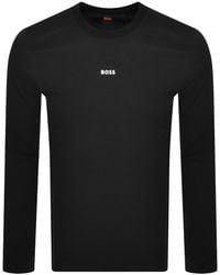 BOSS - Boss Tchark Long Sleeve T Shirt - Lyst