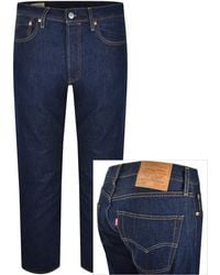 Levi's - 501 Original Fit Jeans Dark Wash - Lyst