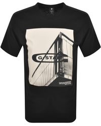 G-Star RAW - Raw Hq Oldskool Logo T Shirt - Lyst