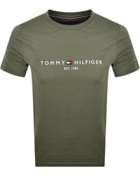 Tommy Hilfiger - Logo Slim Fit T Shirt - Lyst