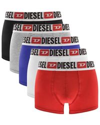 DIESEL - Underwear Damien 5 Pack Boxer Trunks - Lyst
