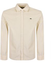 Lacoste - Corduroy Long Sleeved Shirt - Lyst