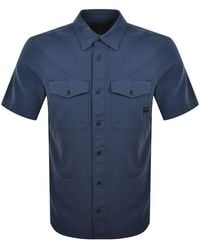 G-Star - G-Star Marine Slim Short Sleeved Shirt - Lyst