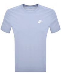 Nike - Crew Neck Club T Shirt - Lyst
