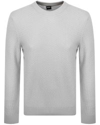 BOSS BUSINESS - Boss Imberto Knit Jumper Open - Lyst