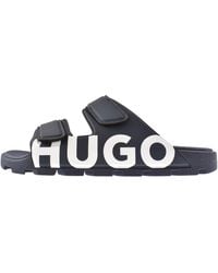 HUGO - Evander Sliders Dark - Lyst