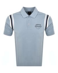 ARMANI EXCHANGE - Logo Polo T Shirt Ashley - Lyst