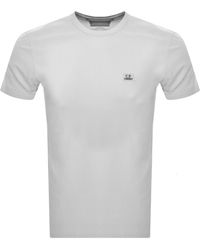 C.P. Company - Cp Company Jersey Logo Patch T Shirt - Lyst