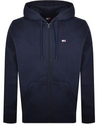 Tommy Hilfiger - Flag Logo Full Zip Hoodie - Lyst